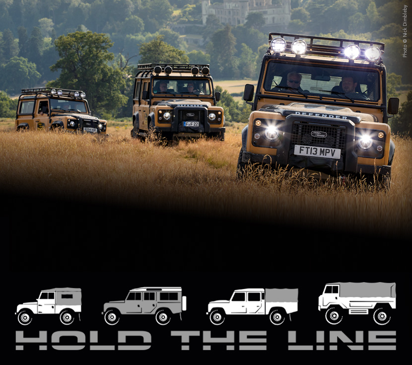 Land Rover Kalender 2024 hold the line