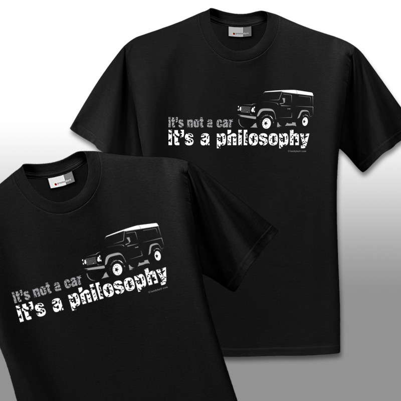 TShirt Land-Rover It's not a car, it's a philosophy