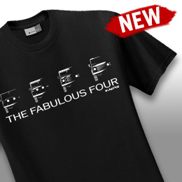 Land Rover TShirt the fabulous four