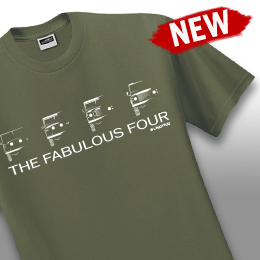 Land Rover TShirt the fabulous four