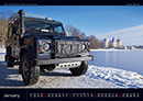 Land-Rover Kalender 2025 January