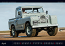 Land-Rover Kalender 2026 April